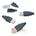 Роз'єм штекер USB 4 в розбірному корпусі