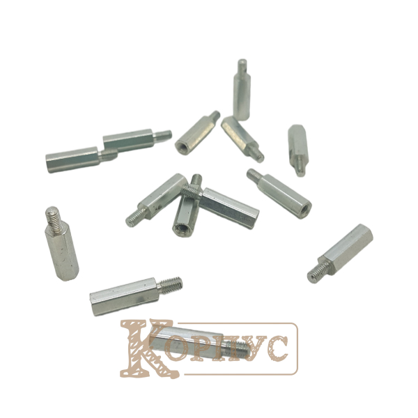 Стойка дистанцирующая М3*15*21 сталь вн/нар