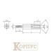 Стойка-саморез шестигранная M3 *08*18 214ST2,9