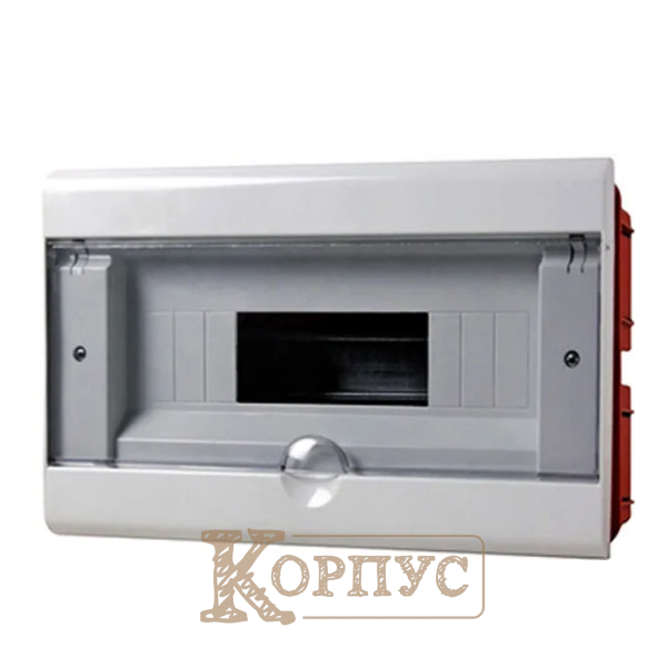 Корпус пластиковий 8-модульний e.plbox.stand.w.08, вбудовуваний