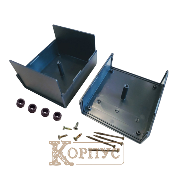Корпус D110B для електроніки + ніжки + шурупи