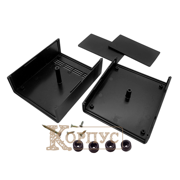 Корпус D110W для електроніки + ніжки + шурупи