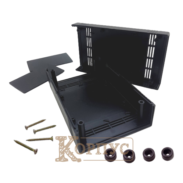 Корпус D150W для електроніки + ніжки + шурупи