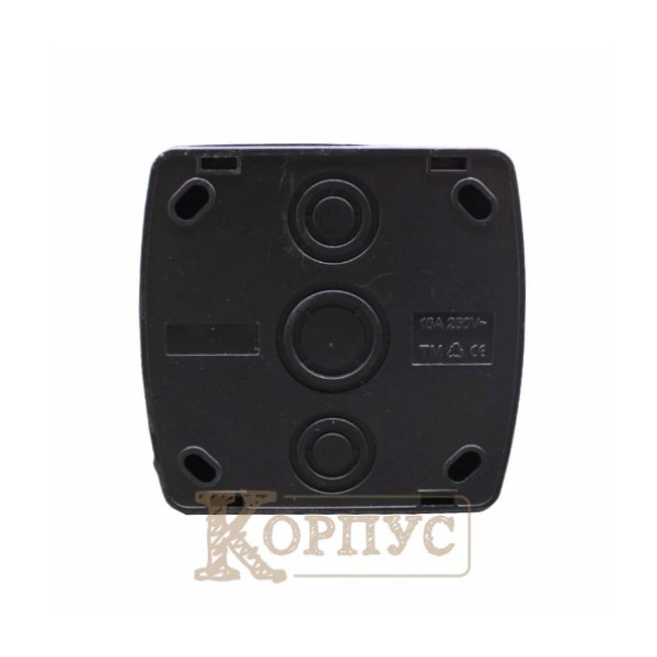 Розетка с заземлением накладная с крышкой Acura EH-2148-PG