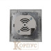 Розетка USB (2 порти) 2A Enzo срібний камінь EH-5320-ST