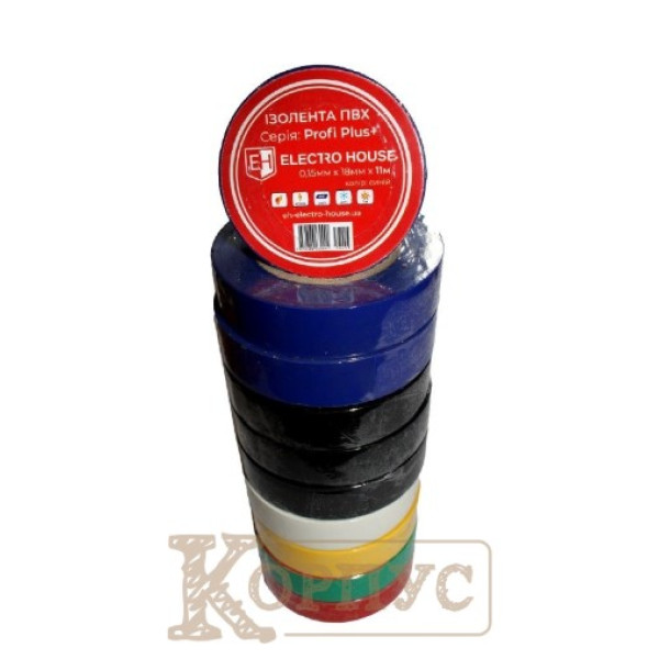 Изолента ассорти 11 м EH-AHT-1810