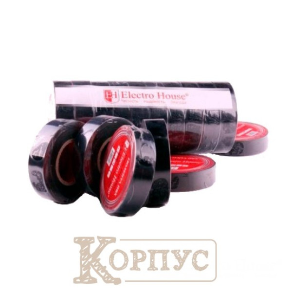 Ізоляційна стрічка чорна 17 м EH-AHT-1812