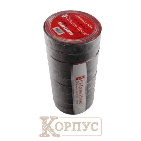 Ізоляційна стрічка чорна 50 м EH-AHT-1836