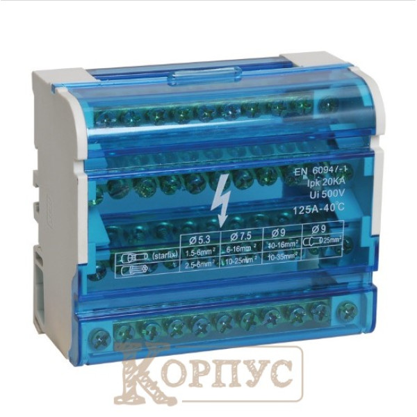 Шина нулевая в корпусе 4х11 EH-BNS4X11