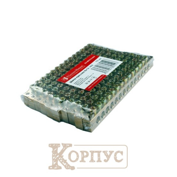 Шина нулевая 8х12 мм² 24/2, 2 отверстия EH-BT8122402
