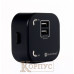 Розетка трекова подвійна USB 2.4 А Unique Elegance Pandora EH-PT-002B чорна