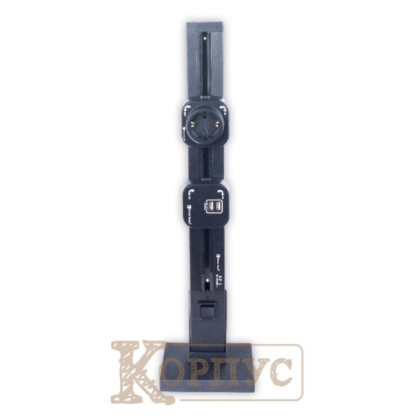 Стійка для підлоги трекової рейки Unique Elegance EH-TRP-02B Pandora Black