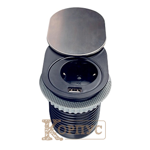 Компактна меблева розетка EH-AR-304