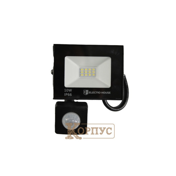 LED прожектор з датчиком руху 1000 Лм 10Вт EH-FDLS-10W