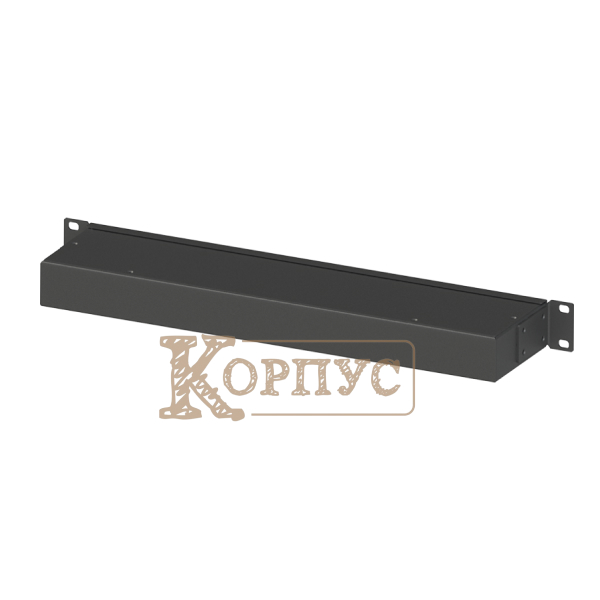 Корпус металевий 1U-100S в 19 стійку RACK