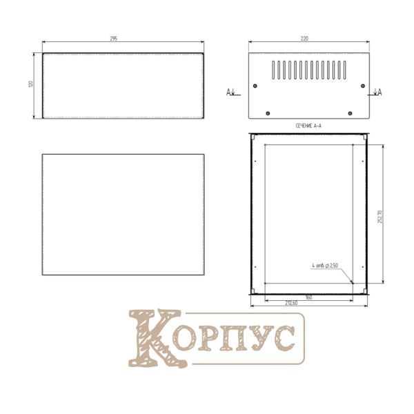 Корпус металевий MB-39 