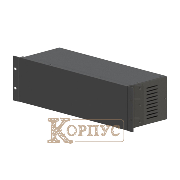Корпус металевий 3U-160S в 19 з вентиляцією