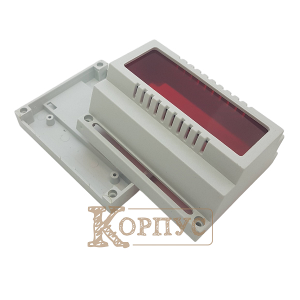 Корпус Z101 на DIN-рейку з червоним фільтром