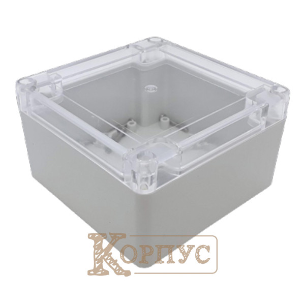 Корпус ZP105.105.60JP з прозорою кришкою для електроніки