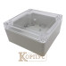 Корпус ZP120.120.60JP з прозорою кришкою для електроніки