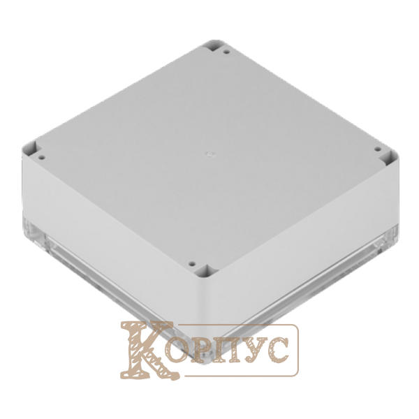 Корпус ZP120.120.60JP з прозорою кришкою для електроніки