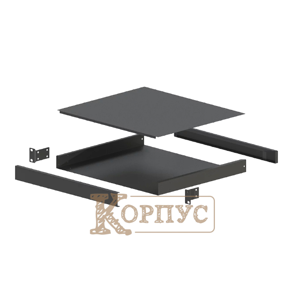 Корпус металевий 1U- 1370SP у 19 стійку Rack